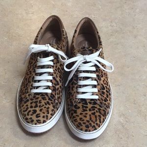 Hush Puppies Sabine Leopard Haircalf Sneaker NEW